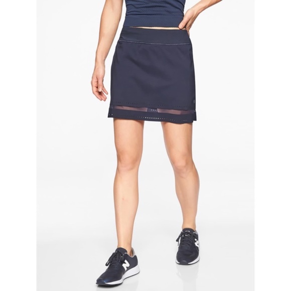 Athleta laser cut skort Navy M - Picture 1 of 1